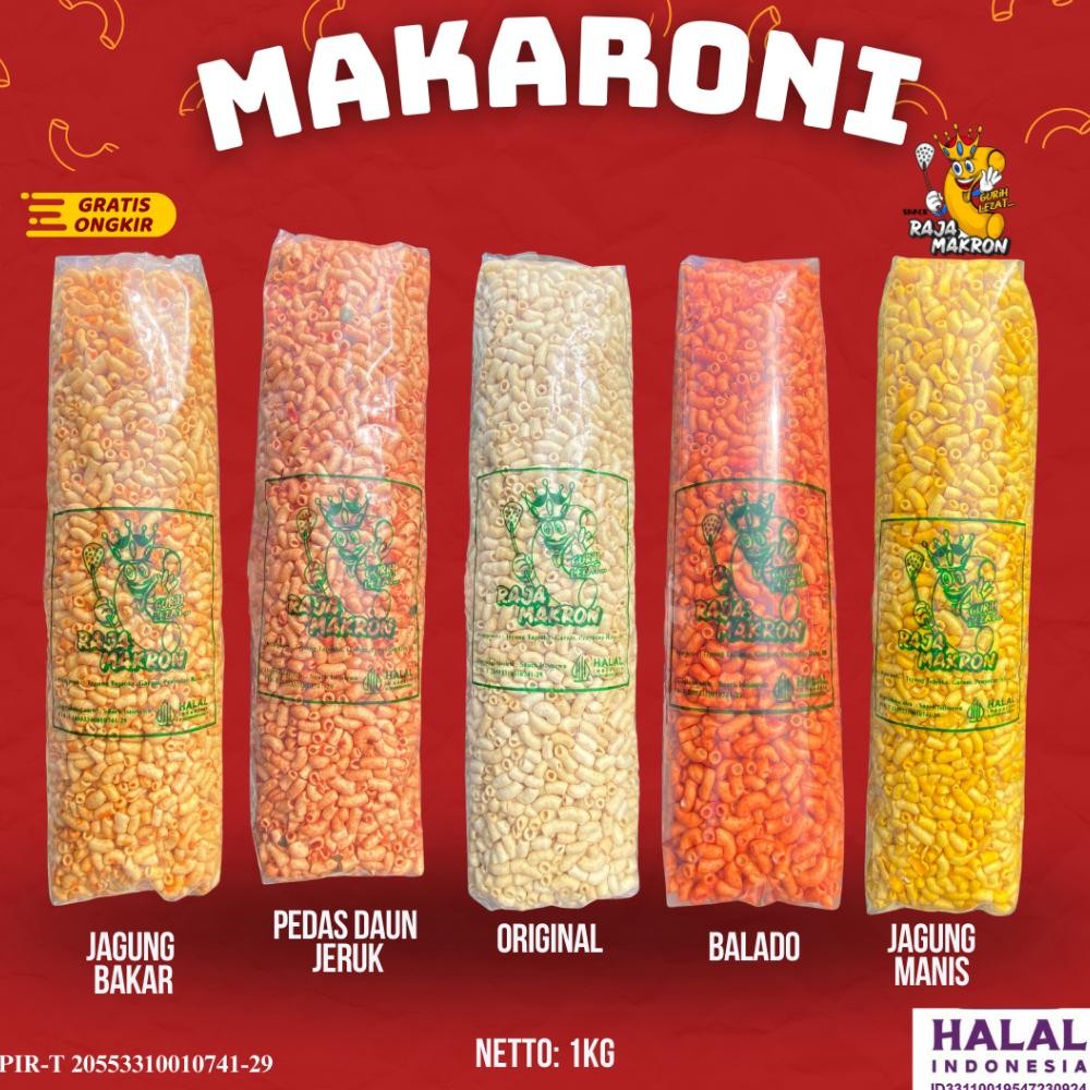 

TERLARIS 1 BAL MAKARONI KRESS BANTAT 4 VARIAN RASA 1KG Siap kirim
