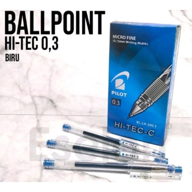 

Tahan Lama Pulpen Pilot Hi-Tec-C Pulplen Hitec 1 Biji Bl- Lh 20C3 Black Ori