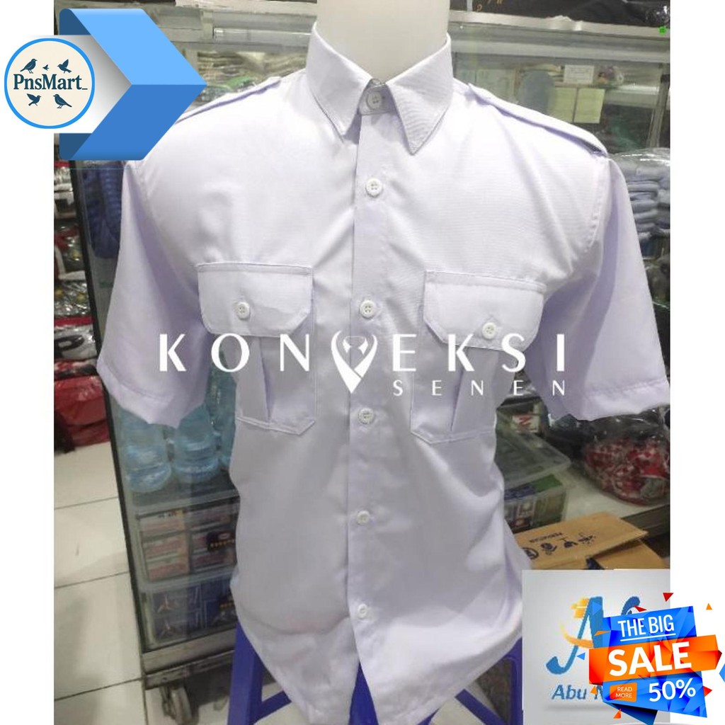 SERAGAM PNS PUTIH | BAJU PDH PUTIH | SERAGAM KERJA | SERAGAM OFFICE