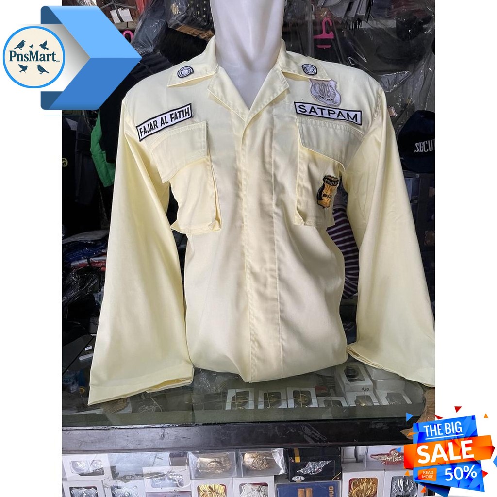 SERAGAM PDL SATPAM CREAM  | SERAGAM PDL SATPAM TERBARU - PDL SATPAM