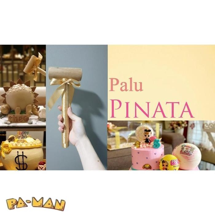 Promo Palu Pinata Palu Kayu Palu Karet Palu Ulang Tahun Pinata Pukul Pemukul Cake
