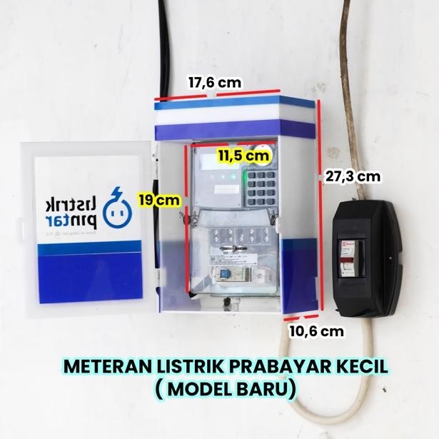 NEW Box Pln Pelindung Kwh Meteran Listrik Pintar Prabayar Kecil Bahan Akrilik