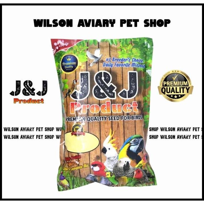 J&J Starter Food 1Kg Bubur Lolohan Baby Burung Lovebird Parkit Parrot