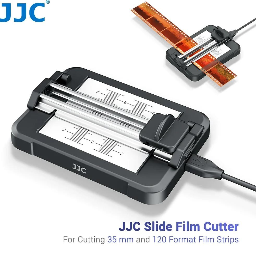 

JJC Negative Slide Film Cutter for 35mm 120 Format Film Strip 35mm Film Trimmer with 11-Level Brightness Adjustable Backlight