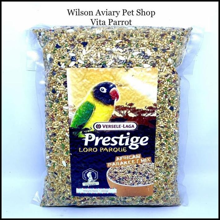 Versele Laga Prestige Lovebird 1Kg Repack Pakan Lb Falk Import Belgia