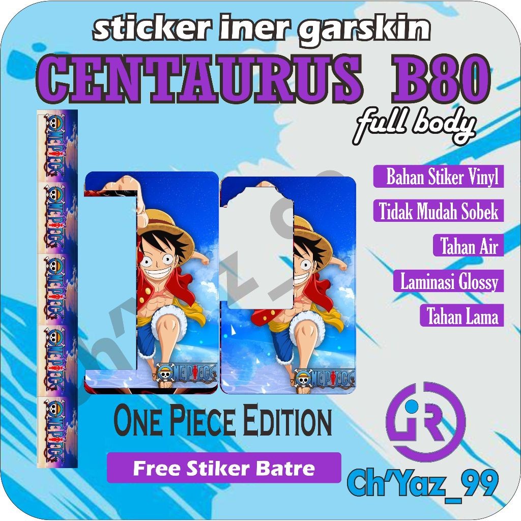 

Terlaris Vynil Gloosy One Piece B80 Iner Lengkap 8 Stiker Garskin Premium Not Casing Bisa Custom *Promo*