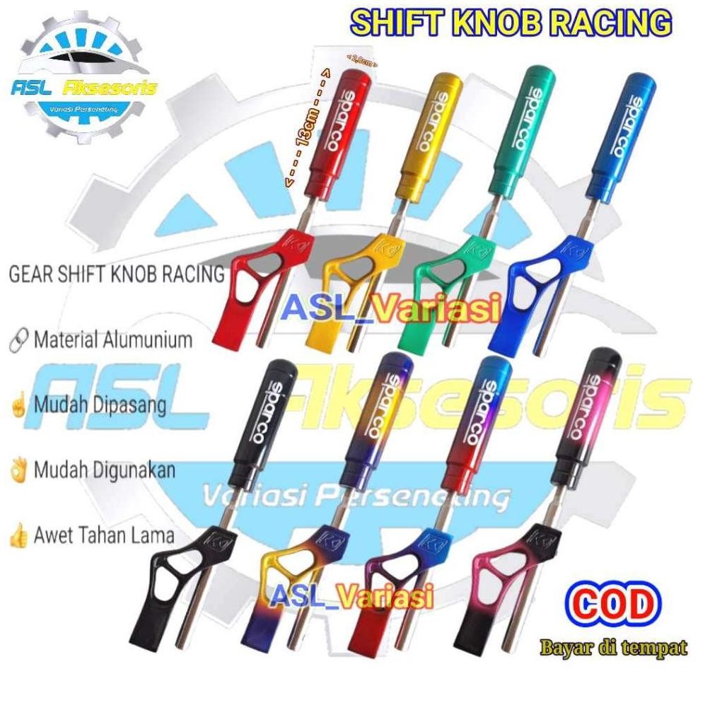 NEW Shift Knob Ekstender Mobil Set Tuas Persneling Burn Tip ktuned Alumunium tuas kepala knop knob +
