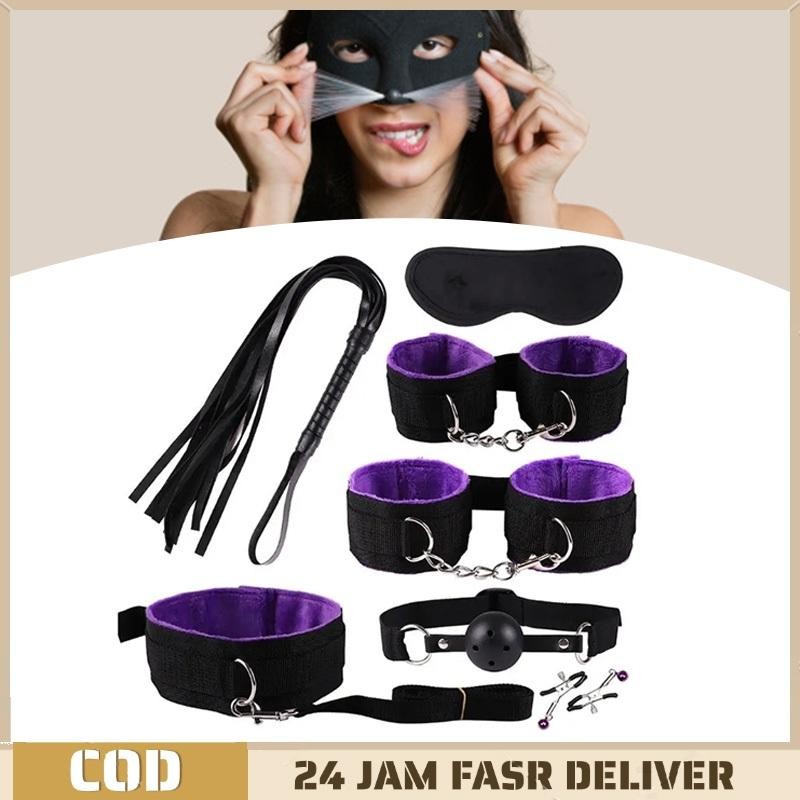 7Pcs Borgol Sexy Tali Borgol Sexy Prank Aksesories Lingerie Couple Set Tali Borgol Pengikat / Kaki D