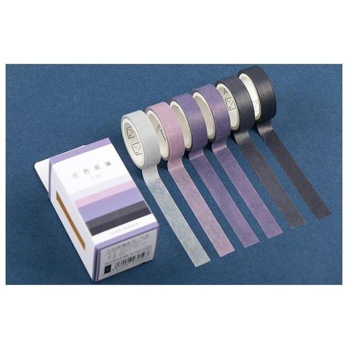 

Terlengkap !!! Masking Tape Set 6Pc Shades Of Color [Creativ]