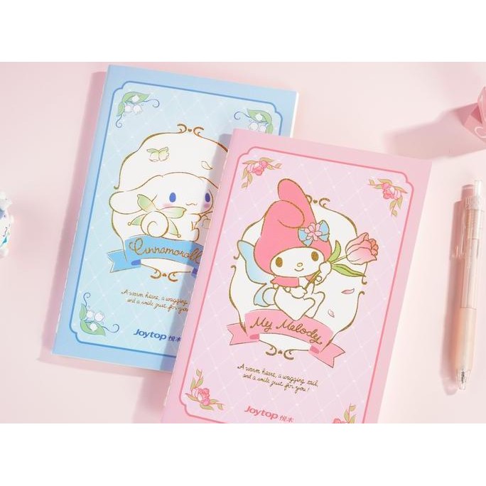 

New Collection !!! Joytop Sanrio Buku Tulis A5 Magic Garden Series Notebook Kuromi Melody Jt-101565 [Creativ]