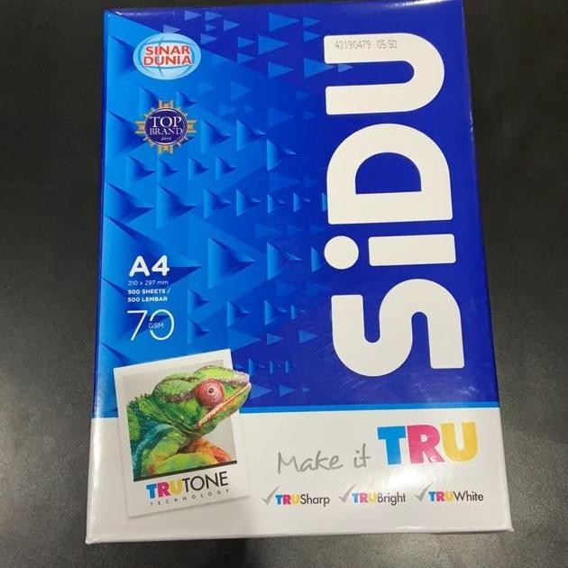 

New Arrival !!! Sinar Dunia Kertas Hvs A4 75 Gr 1 Rim 500 Lembar 21 X 29.7 Cm