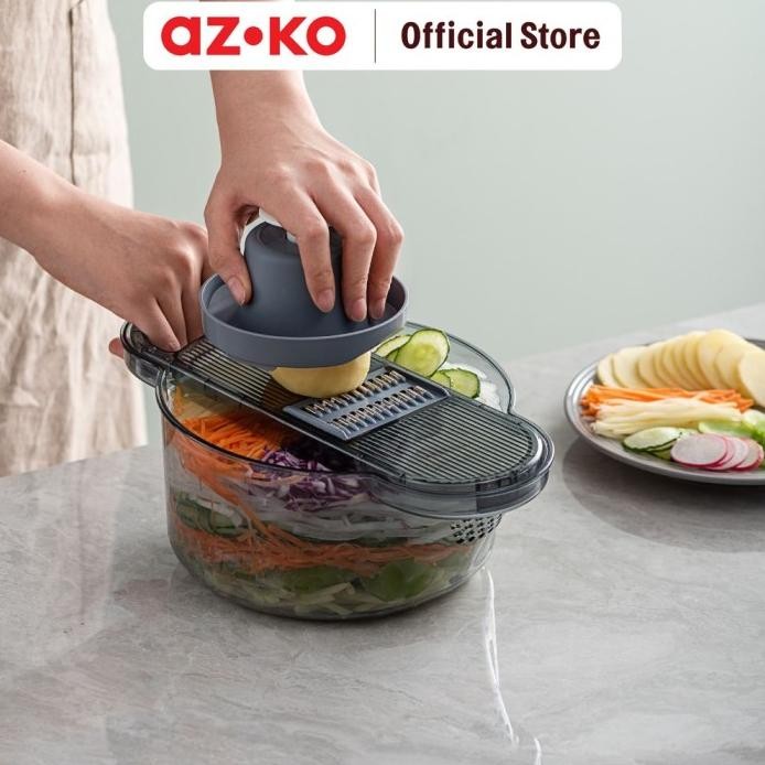

Terlaris Azko Kris Parutan Dengan Keranjang Wadah Alat Parut Grater Pemarut Keju Bumbu Masakan Serbaguna Kitchen Gadget Perlengkapan Dapur Peralatan Masak - Biru