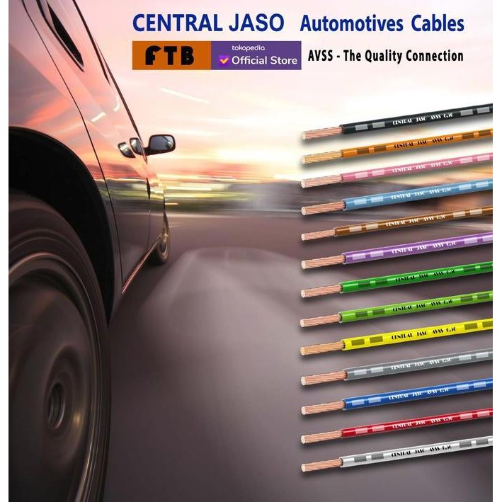 Automotive Cable Kabel Otomotif AVSS 0.5mm 20M AVSS 0.5 mm AVSS 0,5mm