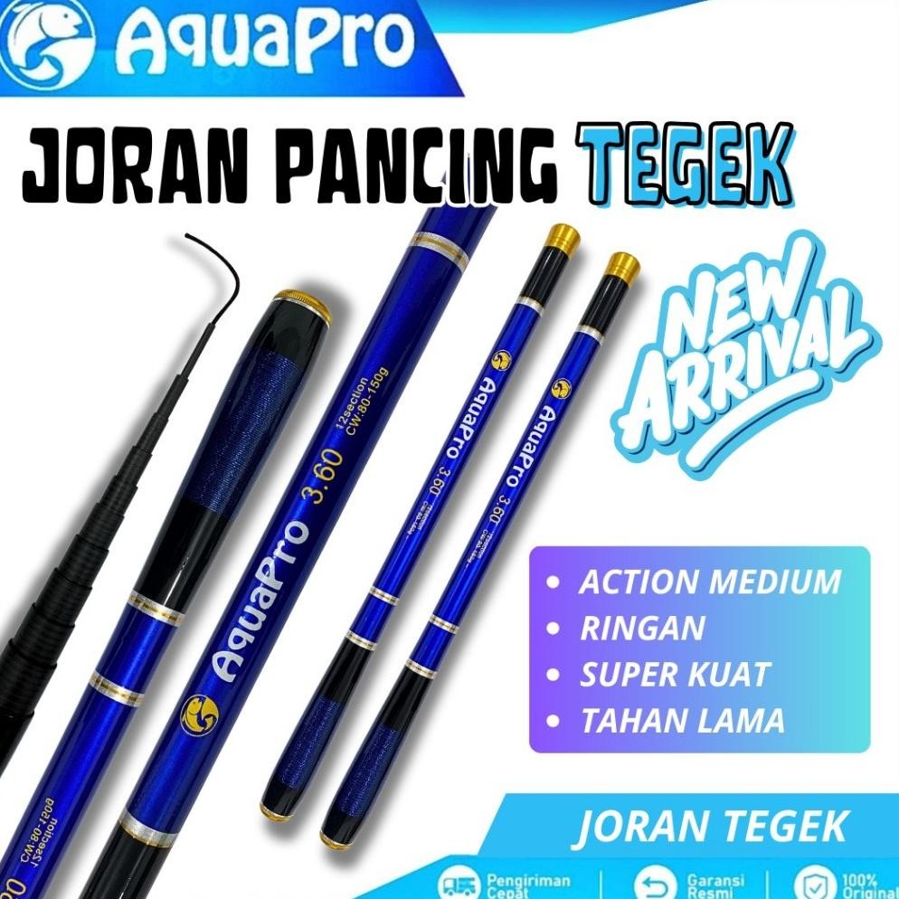 READY STOCK AquaPro - Joran Tegek AQUAPRO Joran Tegek Ruas Pendek 40cm Dengan Ukuran 1.5M - 4.5M Bah