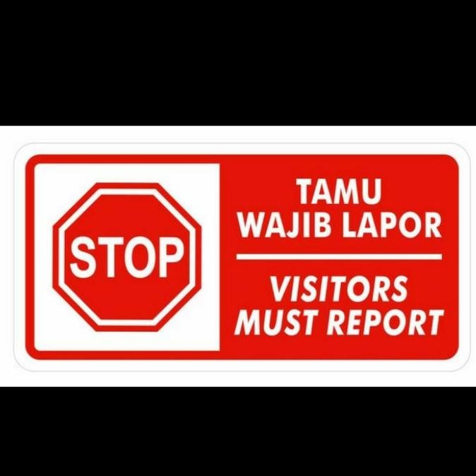 SIGN ACRILIC TAMU HARAP LAPOR