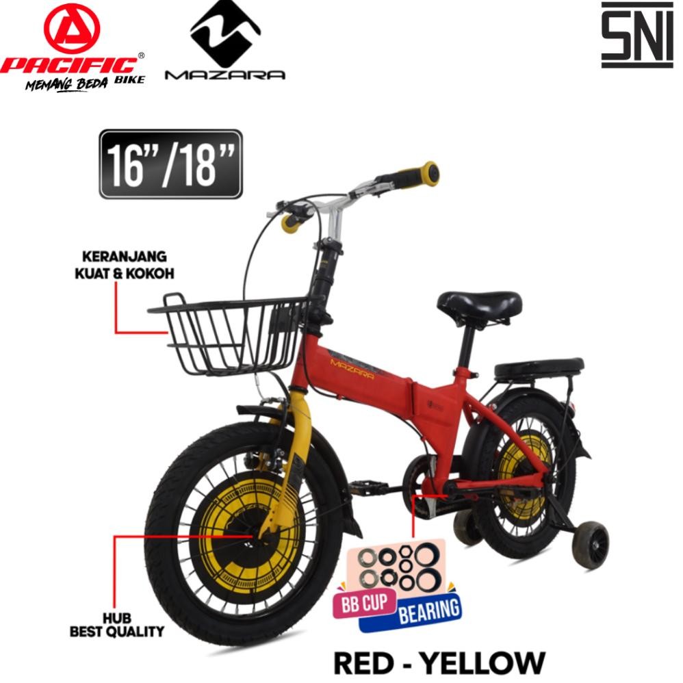 Pacific Bike Sepeda Lipat Edisi Khusus Mazara 2266 MG Size 16 Dan 18