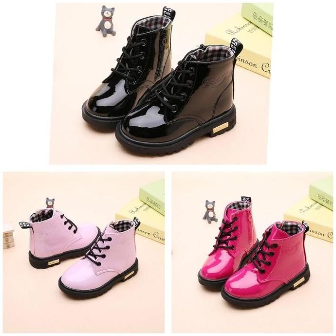 Promo Sepatu Boot Anak Perempuan 1 2 3 4 5 Tahun Sneakers Boot Anak Cewek Lexy