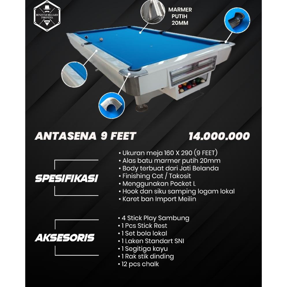 Meja billiard 9ft 8ft 7ft Lokal | Meja billliard | Meja billiard Wayang series