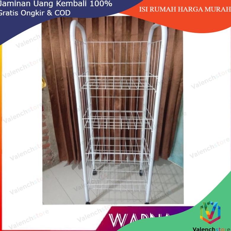 rak chiki warna 4 susun , rak serbaguna 4 susun, rak ciki 4 tingkat , rak ciki , keranjang chiki / R