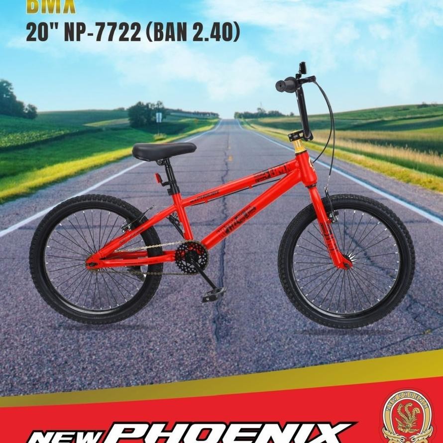 [Sale] Sepeda BMX 20" NEW PHOENIX - ATLANTIS untuk Anak 9 Tahun Sampai Remaja Bonus Jalu
