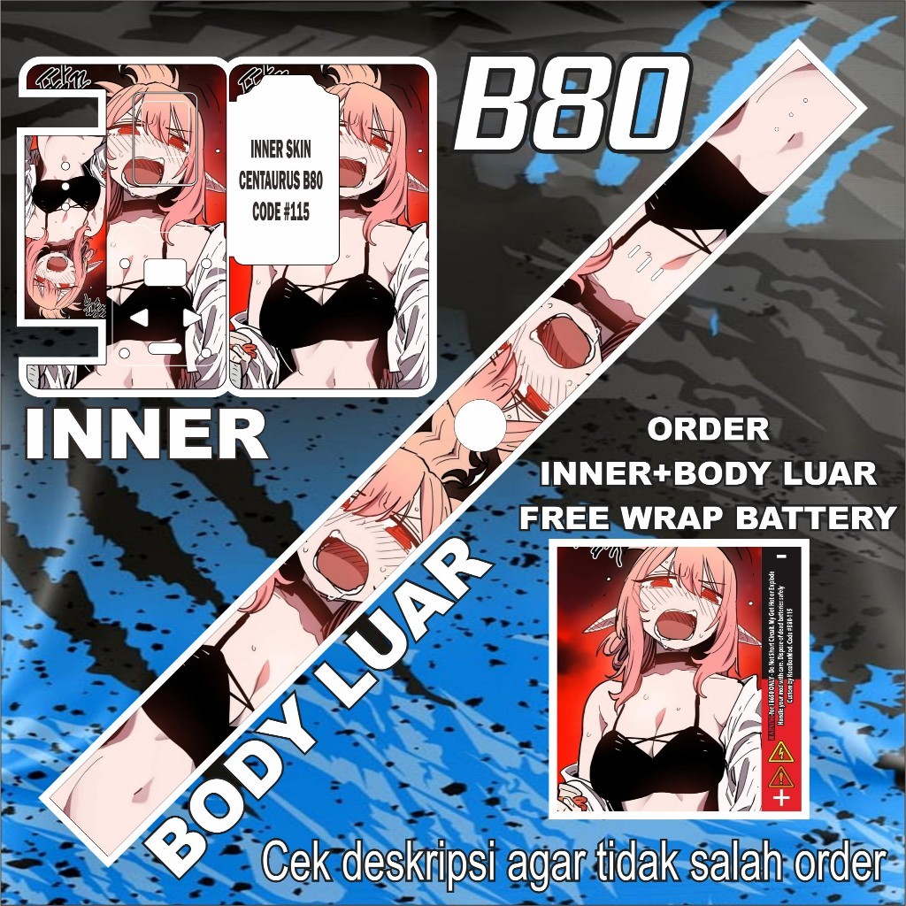 

Terlaris Presisi Stiker B80 115 Casing/Stiker Panel Vynil Bisa Custom Dan COD