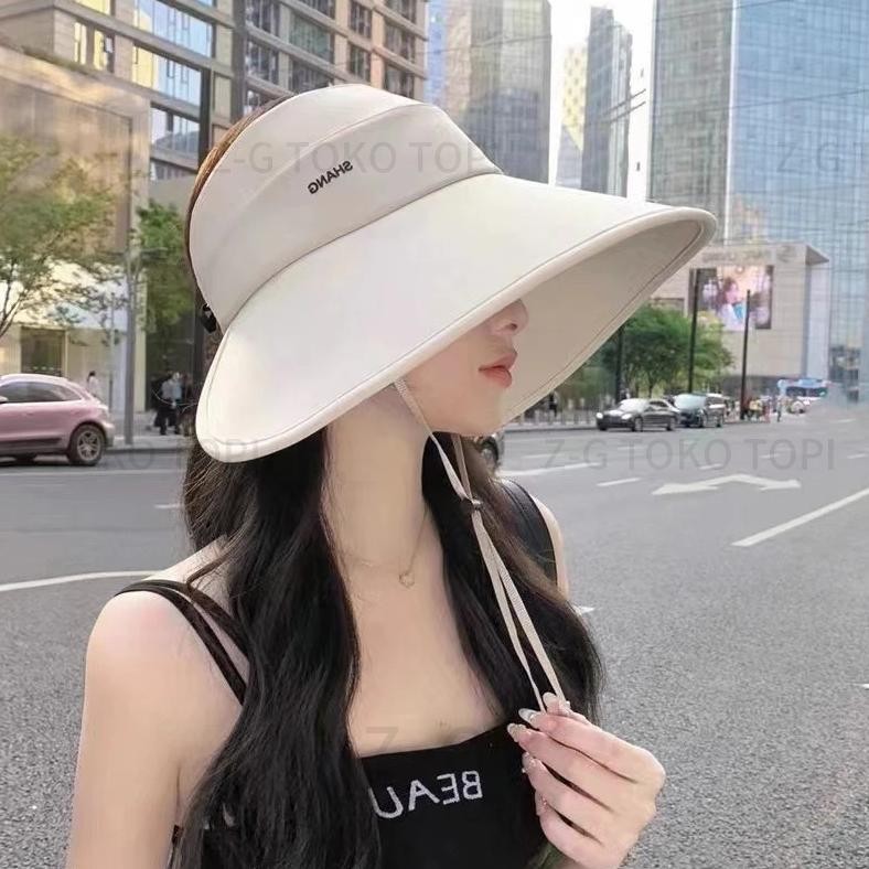 Topi Wanita Topi Pantai Wanita Berhijab Topi Golf Topi Olahraga Wanita Bucket Hat Anti Uv Topi Hijab