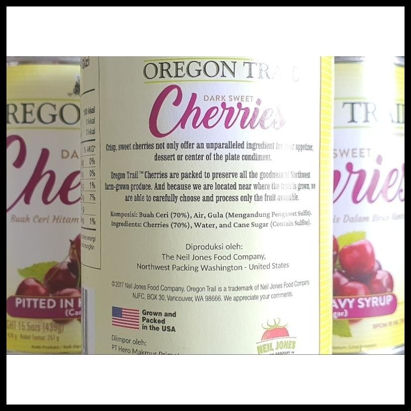 

DARK CHERRY KALENG 439GR / OREGON TRAIL DARK CHERRY 439GR / DARK SWEET CHERRIES 439GR