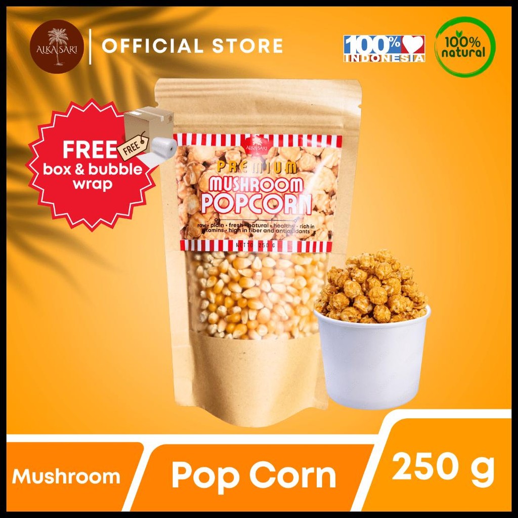 

JAGUNG POPCORN JUMBO MUSHROOM ASLI PREMIUM ALKA SARI