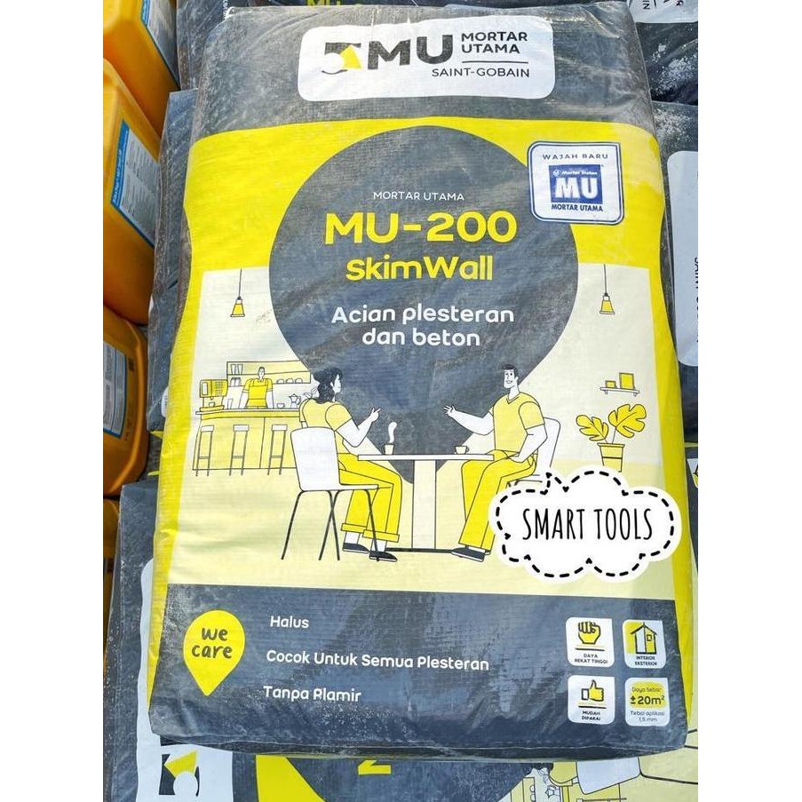 MU 200 Acian Plesteran dan Beton - 40kg Diskon