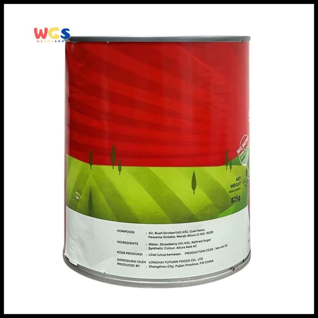 

WILMOND CAN STRAWBERRY IN SYRUP 825G - BUAH STORBERI DALAM SIRUP