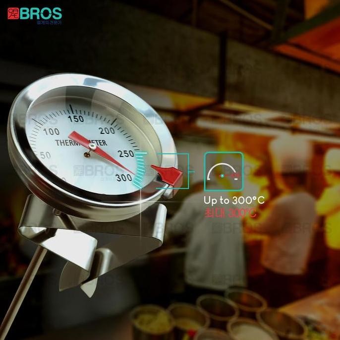 

Terlaris Termometer Minyak Goreng - Deep Fry Cooking Thermometer 16Cm Cafe Bros