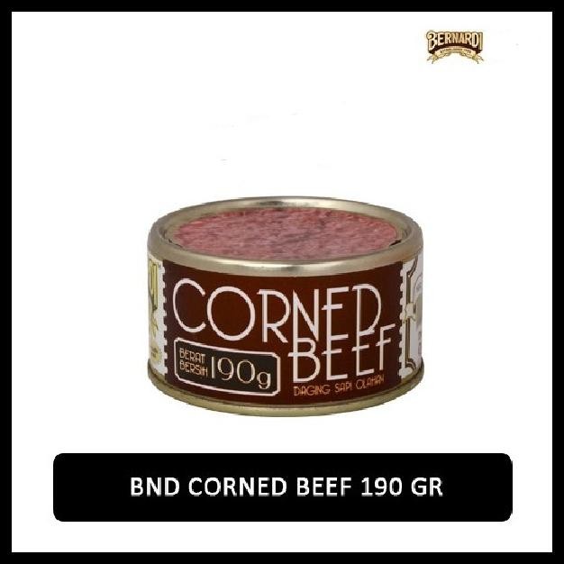 

BERNARDI CORNED BEEF 190GR CAN KORNET SAPI KALENG HALAL