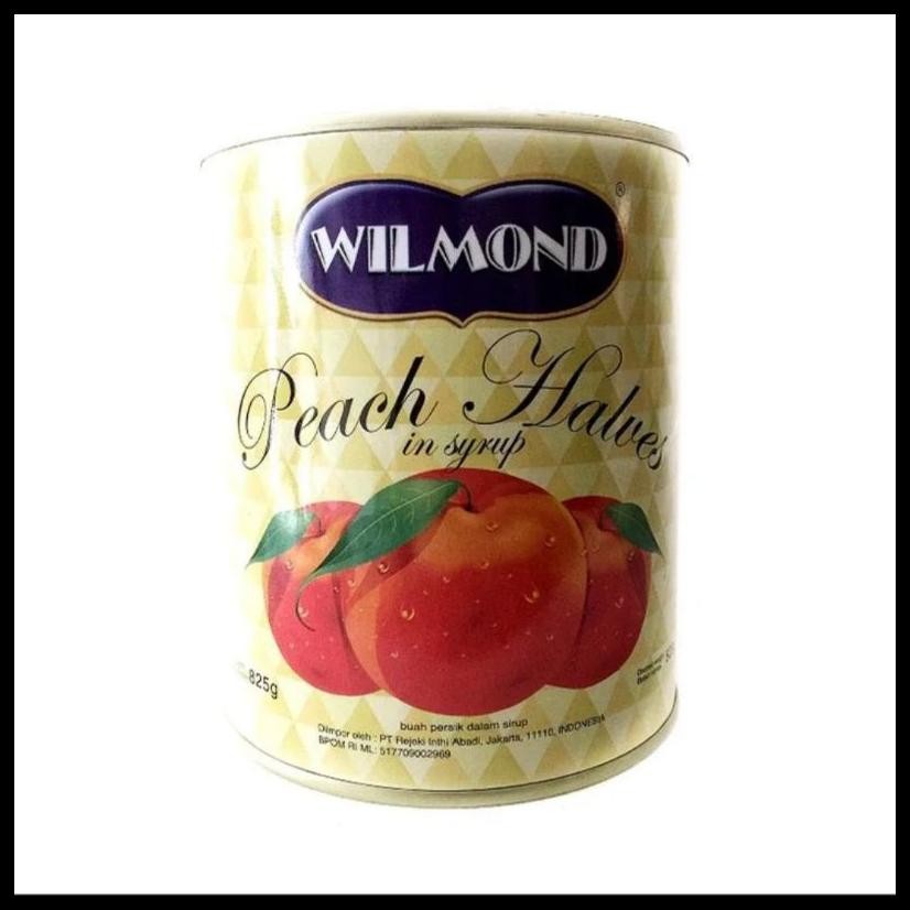 

WILMOND PEACH HALVES KALENG 825GR