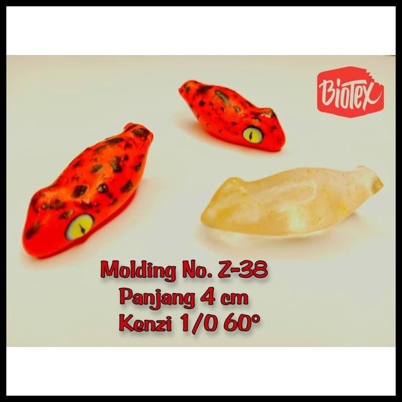 MOLDING SOFT FROG NO Z-38 PANJANG 4 CM