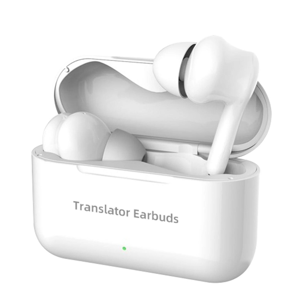 

Wireless Earbuds M6 BT Headphone Translator Ear Buds w/ Microphones Charging Case Support Real-time Translation in 71 Languages
