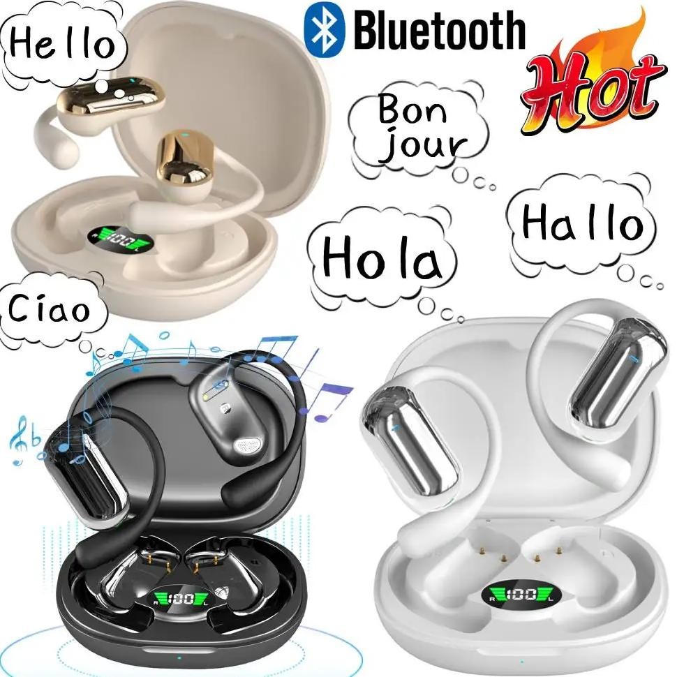 

144 Languages AI Translator Earbuds Real-time Translators Headphones Bluetooth5.3 Instant Voice Translation Earphones for Travel