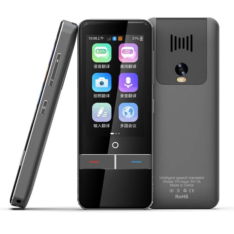 

F6 Intelligent Voice Translator 139 Multinational Languages Smart Offline Photo Translation Machine for Business Travel