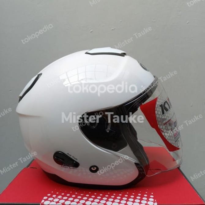 NEW HELM KYT Kyoto Putih Solid/White Original