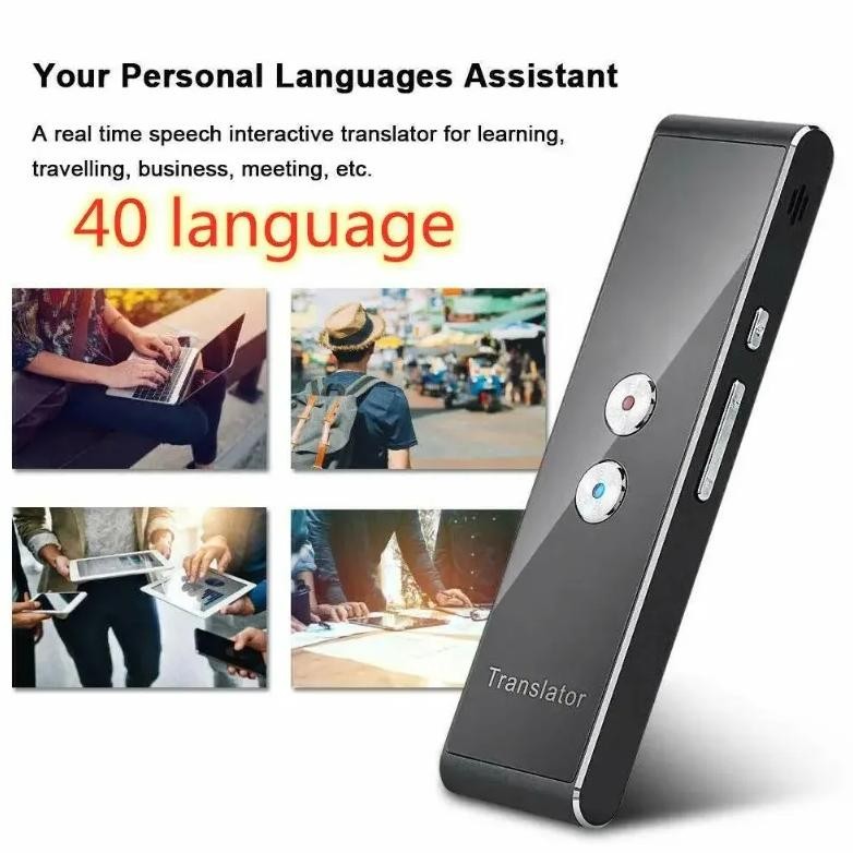 

Offline Voice Translator Smart Portable 40 Languages Instant Real Time Translator Without Internet Inter-Translation Machine