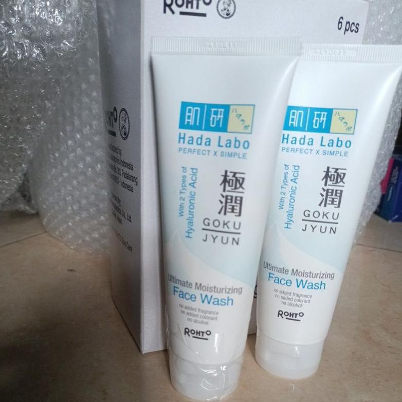 HADA LABO FACEWASH GOKUJYUN 100 GR ROHTO CUCI MUKA MURAH