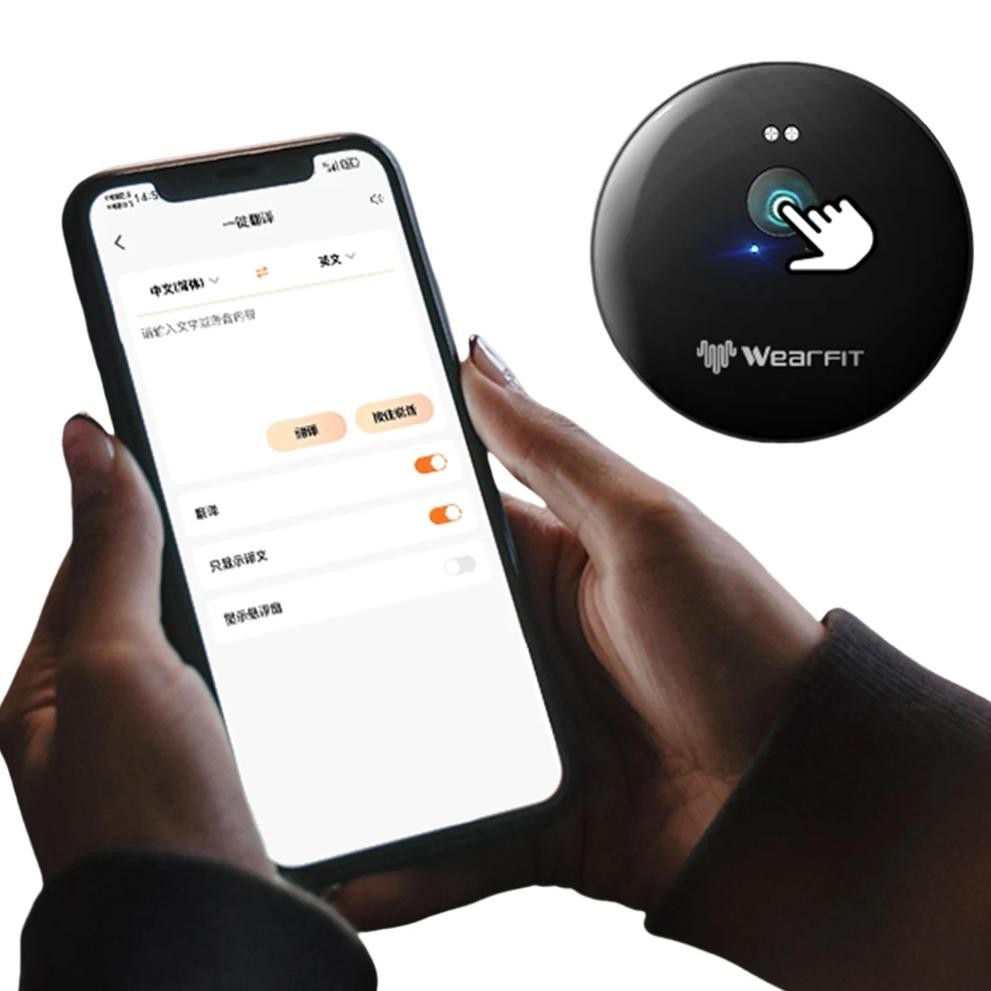 

Smart AI Phone Assistant Language Translator Device Bluetooth-Compatible 5.4 Real-time Face To Face AI Translator 144 Languages