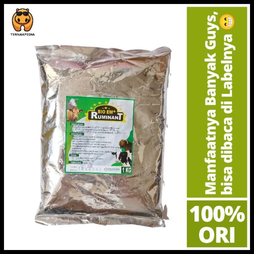 PROBIOTIK SERBUK TERNAK BIO EM+ 1 KG RUMINANT - PROBIOTIK SAPI - PROBIOTIK KAMBING