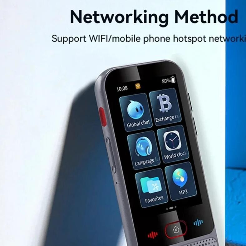 

New-M30 Smart Voice Translator 139 Online Languages 14 Offline WIFI Photo Recording Dictionary Translation Business Travel