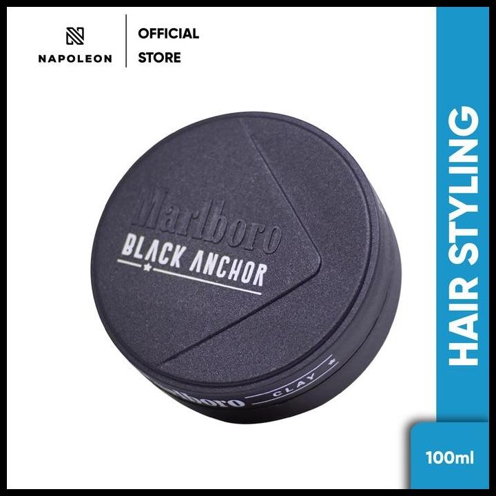Terlaris Pomade Marlboro Clay Black Anchor - 100 Gram Good Quality