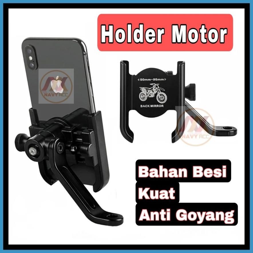 Ready Holder Motor Kaca Spion Bahan Besi Metal Universal Holder Spion 03-H2