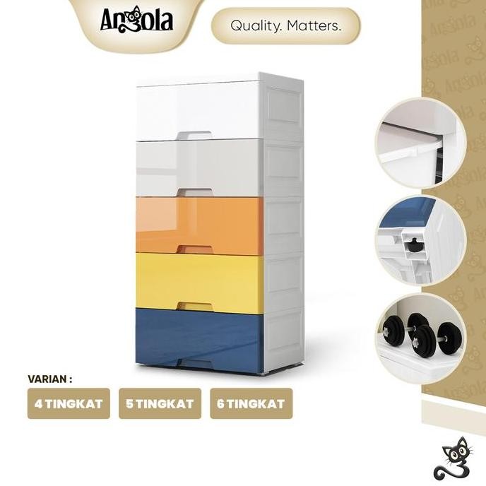 Angola Lemari Plastik Pakaian C11-C13 Lemari Plastik Susun / Lemari Laci Plastik / Lemari Rak Baju P