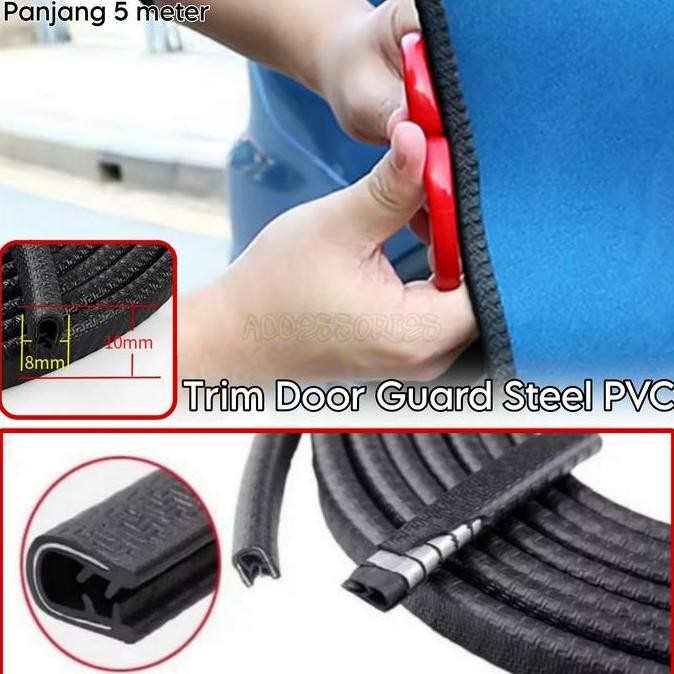 Door Guard Steel Pvc 10Mm 5M Pelindung Pintu Mobil Isuzu Panther Best Seller