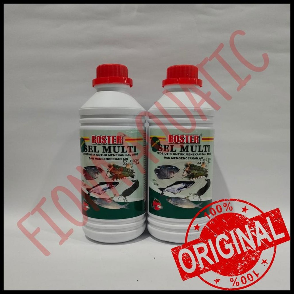 BOSTER SEL MULTI 1 LITER / PROBIOTIK CAIR IKAN DAN UDANG