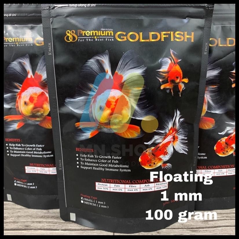 PELET IKAN KOKI PREMIUM 88 FLOATING 100GR GOLDFISH