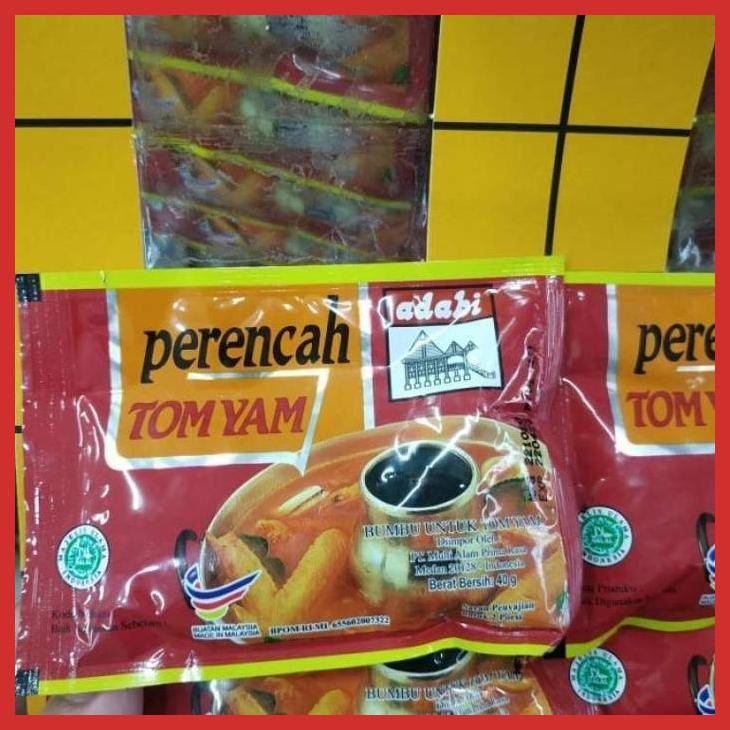 

( OBAT IMPORT ) READY ADABI PERENCAH TOM YAM. BUMBU MASAK TOM YUM SOUP SIAP KIRIM
